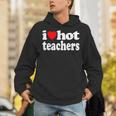 Retro I Love Hot Teachers Vintage I Heart Hot Teacher Men Women Girls Kids Unisex Hoodie, funny gift