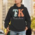 TK Teacher Retro Groovy Vintage Happy First Day Of School Unisex Hoodie, Groovy Teacher Hoodies, funny gift