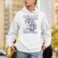 100 Days Of School Girls Teacher 100th Day Unicorn Outfit Unisex Hoodie, funny gift