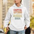 Capital Letters And Periods Bruh Teacher Grammar Kids Unisex Hoodie, funny gift Capital Letters And Periods Bruh Teacher Grammar Kids Unisex Hoodie, funny gift
