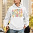 Fourth Grade Vibes Hello Team 4th Grade Teacher Kids Retro Unisex Hoodie, 4th Grade Teacher Hoodies, funny gift