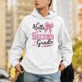 Hello Second Grade First Day Of School Coquette Teacher Girl Unisex Hoodie, First Grade Teacher Hoodies, funny gift Hello Second Grade First Day Of School Coquette Teacher Girl Unisex Hoodie, First Grade Teacher Hoodies, funny gift