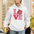 Love Kindergarten Cute Apple School Teacher Unisex Hoodie, funny gift