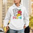 P Is For Pre-K Teacher Pencil Apple Back To School Unisex Hoodie, funny gift