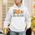 Peace Love Visuals Sped Teacher Pumpkin Skeleton Halloween Unisex Hoodie, funny gift Peace Love Visuals Sped Teacher Pumpkin Skeleton Halloween Unisex Hoodie, funny gift