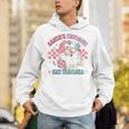 Retro Pink Christmas Santa's Favorite Art Teacher Artist Unisex Hoodie, funny gift Retro Pink Christmas Santa's Favorite Art Teacher Artist Unisex Hoodie, funny gift