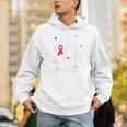 I Wear Pink For My Teacher Breast Cancer Awareness Support Men Women Unisex Hoodie, funny gift