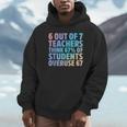 6 Out Of 7 Teachers Think 67 Of Students Overuse 67 Quote Unisex Hoodie, novelty gifts, funny gifts