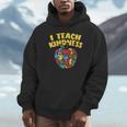 Autism Teacher Shirt I Teach Kindness Apple Puzzle Awareness Unisex Hoodie, novelty gifts, funny gifts