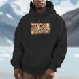 Autumn Pumpkin Thanksgiving Coffee Floral Teacher Fall Unisex Hoodie, novelty gifts, funny gifts