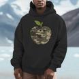Camo Apple Camouflage Clothing School Student Camo Teacher Men Women Kids Unisex Hoodie, novelty gifts, funny gifts