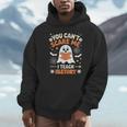 You Can't Scare Me I Teach History Retro Teacher Halloween Unisex Hoodie, novelty gifts, funny gifts