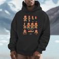 Christmas Math Teacher Equation Gingerbread With Santa Hat Men Women Unisex Hoodie, novelty gifts, funny gifts