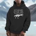 Lets Eat Kids Punctuation Saves Lives Dino Teacher Men Unisex Hoodie, novelty gifts, funny gifts