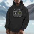 First Caffeinate Then Educate I Am Earning A Break Teacher Unisex Hoodie, novelty gifts, funny gifts First Caffeinate Then Educate I Am Earning A Break Teacher Unisex Hoodie, novelty gifts, funny gifts
