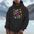 Happy Dot Day Colorful Polka Dot Art Teacher Student Kids Unisex Hoodie, novelty gifts, funny gifts