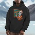 Haunted By 6-7 Six Seven 67 Math Teacher Halloween Skeleton Unisex Hoodie, novelty gifts, funny gifts