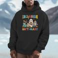 Inclusion Isn't Scary SLP Halloween Sped Teacher Therapy Unisex Hoodie, novelty gifts, funny gifts