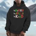 Be Merry Be Jolly Be Kind Merry Christmas Teacher Xmas Pjs Unisex Hoodie, novelty gifts, funny gifts Be Merry Be Jolly Be Kind Merry Christmas Teacher Xmas Pjs Unisex Hoodie, novelty gifts, funny gifts