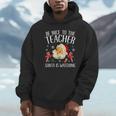 Be Nice To The Teacher Santa Is Watching School Christmas Unisex Hoodie, novelty gifts, funny gifts