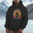 One Thankful Teacher Thanksgiving Turkey Rainbow Fall Unisex Hoodie, novelty gifts, funny gifts One Thankful Teacher Thanksgiving Turkey Rainbow Fall Unisex Hoodie, novelty gifts, funny gifts