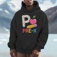 P Is For Pre K Teacher Student Pencil Apple Back To School Unisex Hoodie, novelty gifts, funny gifts P Is For Pre K Teacher Student Pencil Apple Back To School Unisex Hoodie, novelty gifts, funny gifts
