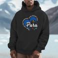 Para Heart Teacher Paraprofessional School Appreciation Unisex Hoodie, novelty gifts, funny gifts