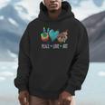 Peace Love Art Painting Palette Art Teacher Unisex Hoodie, novelty gifts, funny gifts Peace Love Art Painting Palette Art Teacher Unisex Hoodie, novelty gifts, funny gifts
