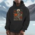 Read In Peace Skeleton Reading Book Halloween Teacher Unisex Hoodie, novelty gifts, funny gifts Read In Peace Skeleton Reading Book Halloween Teacher Unisex Hoodie, novelty gifts, funny gifts