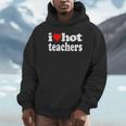 Retro I Love Hot Teachers Vintage I Heart Hot Teacher Men Women Girls Kids Unisex Hoodie, novelty gifts, funny gifts