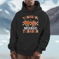 Retro Thankful Music Teacher Pumpkin Fall Thanksgiving Unisex Hoodie, novelty gifts, funny gifts