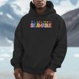 Se Amable Be Kind In Spanish Groovy Teacher Flowers Unisex Hoodie, novelty gifts, funny gifts Se Amable Be Kind In Spanish Groovy Teacher Flowers Unisex Hoodie, novelty gifts, funny gifts