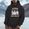 SPED Boo Crew Halloween Floral Ghost Special Ed SPED Teacher For Men Women Kids Unisex Hoodie, novelty gifts, funny gifts