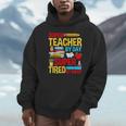 Super Teacher By Day Super Tired By Night Superhero Teacher Unisex Hoodie, novelty gifts, funny gifts