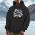 I Teach The Cutest Little Dolphins Cute Animal Teacher Unisex Hoodie, novelty gifts, funny gifts