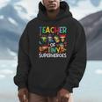 Teacher Of Tiny Superheroes Teach 100th Day Of School Men Women Girls Kids Unisex Hoodie, novelty gifts, funny gifts