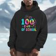 Tie Dye Happy 100th Day Of School Teacher Student 100 Days Unisex Hoodie, novelty gifts, funny gifts