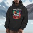 Tough Enough To Be A Teacher Crazy Enough To Love It Unisex Hoodie, novelty gifts, funny gifts Tough Enough To Be A Teacher Crazy Enough To Love It Unisex Hoodie, novelty gifts, funny gifts