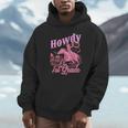 Vintage Howdy First Grade Cowgirl Teacher Western School Unisex Hoodie, novelty gifts, funny gifts