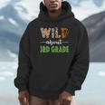 Wild About 3rd Grade Teacher Student Third Grade Zoo Safari Men Women Girls Kids Unisex Hoodie, novelty gifts, funny gifts