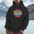Wonder Teacher Super Woman Power Superhero Back To School Unisex Hoodie, novelty gifts, funny gifts