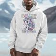 100 Days Of School Girls Teacher 100th Day Unicorn Outfit Unisex Hoodie, novelty gifts, funny gifts