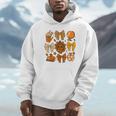 Coquette Teach Teacher Bows Thanksgiving Turkey Fall Autumn Unisex Hoodie, novelty gifts, funny gifts Coquette Teach Teacher Bows Thanksgiving Turkey Fall Autumn Unisex Hoodie, novelty gifts, funny gifts
