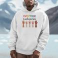 Everyone Is Welcome Here Idaho Teacher Unisex Hoodie, novelty gifts, funny gifts Everyone Is Welcome Here Idaho Teacher Unisex Hoodie, novelty gifts, funny gifts