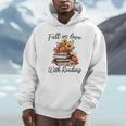Fall In Love With Reading Book Autumn Teachers Pumpkins Unisex Hoodie, novelty gifts, funny gifts Fall In Love With Reading Book Autumn Teachers Pumpkins Unisex Hoodie, novelty gifts, funny gifts