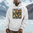 Growth Not Perfection Abstract Florals SPED Teacher Unisex Hoodie, novelty gifts, funny gifts