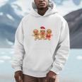 Hanging With My Cookies Gingerbread Christmas Teacher Xmas Unisex Hoodie, novelty gifts, funny gifts