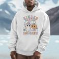 Kindergarten Boo Crew Halloween Floral Ghost Kinder Teacher Unisex Hoodie, novelty gifts, funny gifts