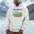 Can I Lick It Periodic Table Chart Science Teacher Unisex Hoodie, novelty gifts, funny gifts Can I Lick It Periodic Table Chart Science Teacher Unisex Hoodie, novelty gifts, funny gifts