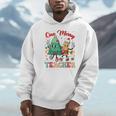 One Merry Teacher Groovy Christmas Tree Pjs Xmas Teacher Unisex Hoodie, novelty gifts, funny gifts One Merry Teacher Groovy Christmas Tree Pjs Xmas Teacher Unisex Hoodie, novelty gifts, funny gifts